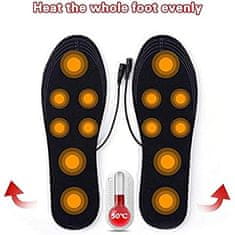 SOLFIT® Fűthető talpbetét, USB-s cipő melegítő, méretre vágható melegítő cipőbetét | HOTFEET