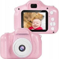 Dexxer Gyermek digitális fényképezőgép LCD SD 450mAh rózsaszín