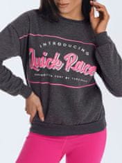 Dstreet női pulóver Race sötét szürke XL