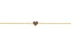 BeWooden női karkötő Aurum Bracelet Heart S/M 17-21 cm