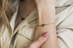 BeWooden női karkötő Aurum Bracelet Heart S/M 17-21 cm