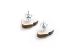 BeWooden fából készült fülbevalók Fox Earrings univerzális
