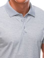 Deoti Férfi póló póló Shayne világos szürke XL