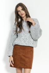 Fobya női pulóver Button szürke L/XL