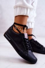 Cross Jeans Női Grata alacsony tornacipő fekete 39