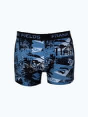 Frank Fields Boxeralsó szett PopArt világoskék, sötét kék XXL