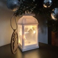 Malatec Dekoratív LED 3D lámpa 22cm fehér