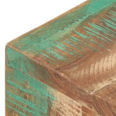 Vidaxl falra szerelhető újrahasznosított fa gördeszkatartó 25x20x30 cm 320481