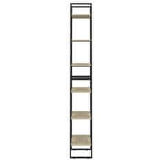 shumee 2 db sonoma-tölgyszínű forgácslap tárolópolc 60 x 30 x 210 cm