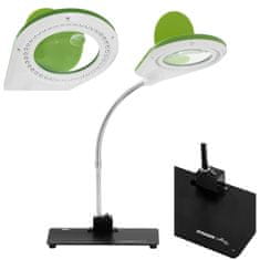 shumee Árnyék nélküli LED asztali lámpa 5x/10x nagyítóval - Zöld