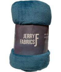 Jerry Fabrics Takaró mikroflanel szuper puha Petroleum Polyester, 150/200 cm