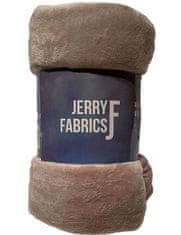 Jerry Fabrics Takaró microflannel szuper puha Capucino poliészter, 150/200 cm