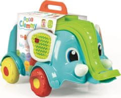 Clementoni Clemmy baby - elefántos kocsi, 10 kocka