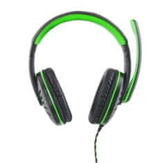 Northix Esperanza - Gaming headset, Crow - zöld 