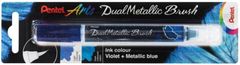 Pentel Dual Metallic Brush ecsetmarker - lila