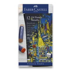 Faber-Castell Fém olajpasztell 12 szín