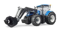 BRUDER Mezőgazdasági termelő - New Holland traktor homlokrakodóval