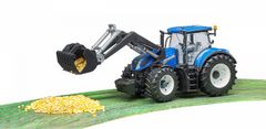 BRUDER Mezőgazdasági termelő - New Holland traktor homlokrakodóval