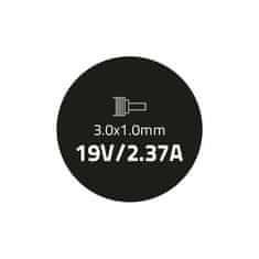 Qoltec Hálózati adapter Asus-hoz ultrabookhoz 45W | 19V | 2.37A | 3.0*1.0