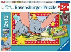Ravensburger Puzzle Disney Tündér állatok 2x12 darab