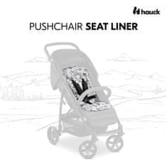 Hauck Pushchair Seat Liner Floral, Grey