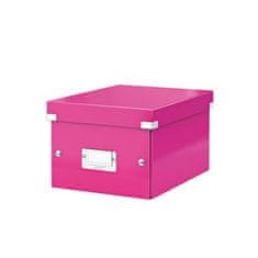 LEITZ univerzális Click&Store doboz, S méret (A5), rózsaszínű