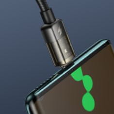 Mcdodo Prisma kábel, gyors, robusztus, USB-C, 100W, 1.8m, fekete, McDodo