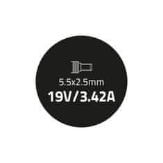 Qoltec AC adapter Toshiba- hoz 65W | 19V | 3.42A | 5.5*2.5 | + hálózati kábel