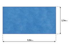 BazenyShop Kék napvitorla a medencéhez 5,5 x 2,7 m