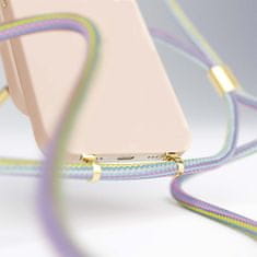 EPICO Silicone Necklace Case iPhone 14 Plus (6,7") 69410102300003 - rózsaszín