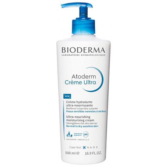 Bioderma Ultra tápláló és hidratáló testápoló krém Atoderm (Ultra-Nourishing Moisture Cream)