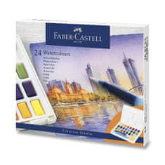 Faber-Castell akvarellfestékek 24 színből álló palettával