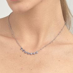 Brosway Gyönyörű nyaklánc lila kristályokkal Symhonia BYM135