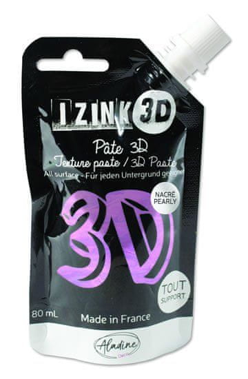 Aladine Dombornyomópaszta 3D IZINK - ametiszt, gyöngyházlila, 80 ml