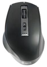 NGS SPELL KIT/ Vezeték nélküli szett/ billentyűzet, egér/ USB/ USB-C/ BT/ fekete/ CZ+SK elrendezés