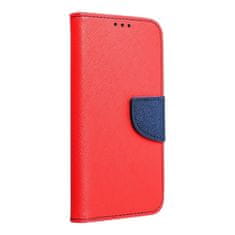 No Name Samsung Galaxy A13 4G - Fancy Book oldalra nyíló telefontok mágneses flip zárral, piros