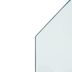 shumee hatszög alakú kandalló-üveglap 100 x 60 cm