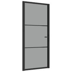 shumee fekete ESG üveg és alumínium beltéri ajtó 93 x 201,5 cm