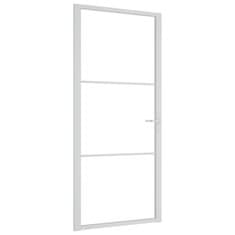 shumee fehér ESG üveg és alumínium beltéri ajtó 93 x 201,5 cm