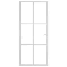 shumee fehér ESG üveg és alumínium beltéri ajtó 93 x 201,5 cm