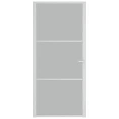 shumee fehér matt üveg és alumínium beltéri ajtó 93 x 201,5 cm