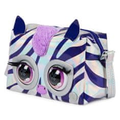 Spin Master Purse Pets Fémes Interaktív táska, Zebra