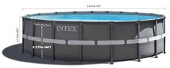 Intex Ultra Frame XTR 5,49 x 1,32 m-es úszómedence + homokszűrés 6 m3/óra