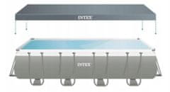 Intex Medence Rectangular Ultra Frame XTR 5,49 x 2,74 x 1,32 m készlet + homokszűrés 4m3/óra