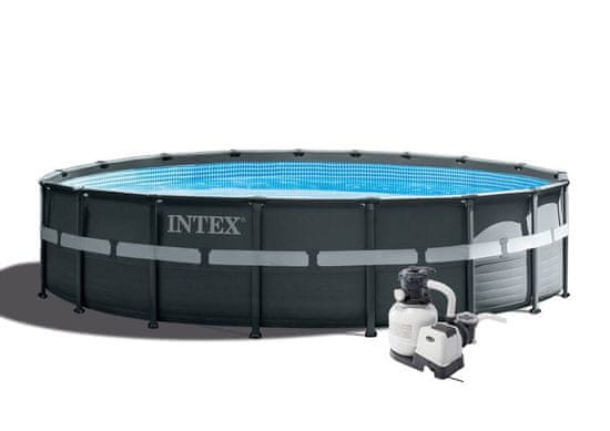 Intex Ultra Frame XTR 6,1 x 1,22 m-es úszómedence + homokszűrés 6 m3/óra