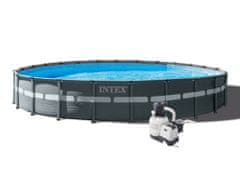Intex Ultra Frame XTR 7,32 x 1,32 m-es úszómedence + homokszűrés 8 m3/óra