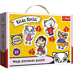 Trefl Baby puzzle Kicia Kocia 4in1 (3,4,5,6 darab)
