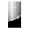 Wallmuralia.hu Négyszögletes fali üvegóra Fém absztrakció 30x60 cm