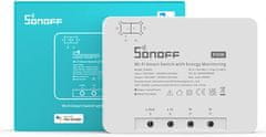 Sonoff POWR3 Wifi relék teljesítménymérő funkcióval