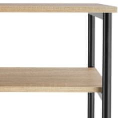 tectake Memphis kisasztal polccal 34x30x59cm - Könnyű fa, tölgy Sonoma